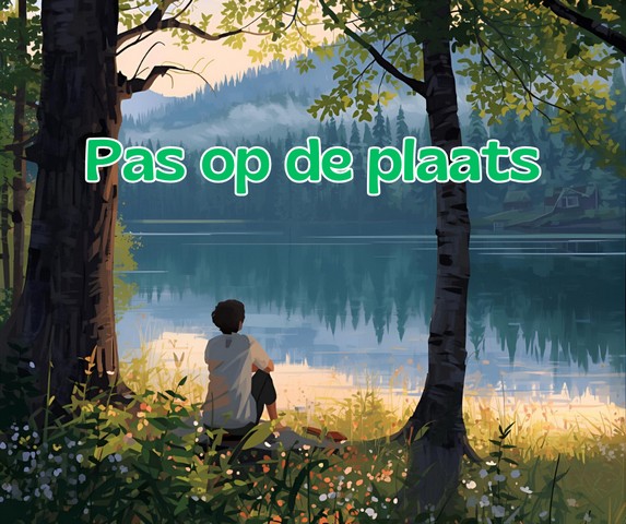 Pas op de plaats